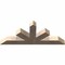 Ekena Millwork Saratoga Smooth Timber Gable Bracket, Douglas Fir, 60"W x 25"H x 5 1/2"D x 5 1/2"F, 10/12 Pitch GBW060X25X0606SAR00SDF - alternate 4